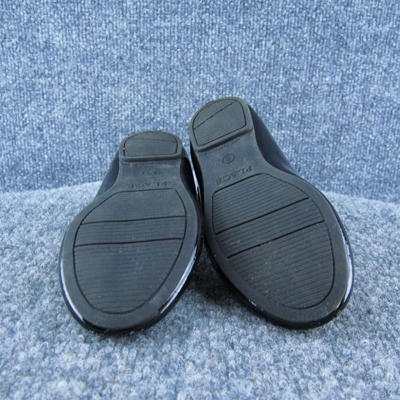 Place Girls Mary Jane Shoes Black Synthetic Buckle Size T 8 Medium - Picture 9 of 10